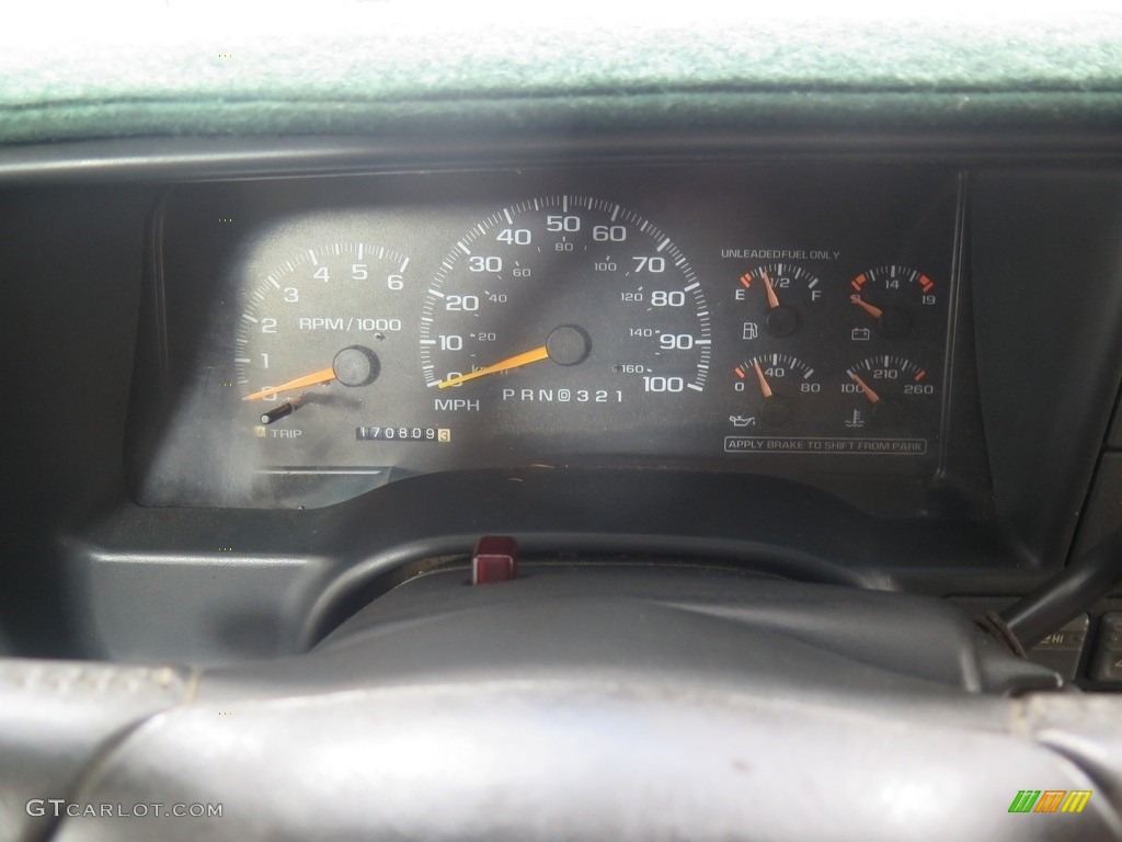 1998 C/K K1500 Silverado Extended Cab 4x4 - Emerald Green Metallic / Neutral photo #12