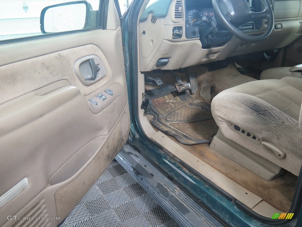 1998 C/K K1500 Silverado Extended Cab 4x4 - Emerald Green Metallic / Neutral photo #22
