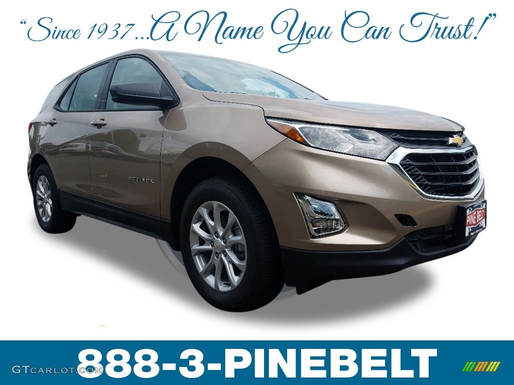 2019 Equinox LS AWD - Sandy Ridge Metallic / Medium Ash Gray photo #1