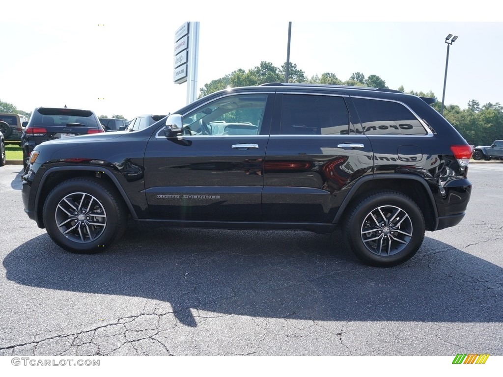 2017 Grand Cherokee Limited - Diamond Black Crystal Pearl / Black/Light Frost Beige photo #10