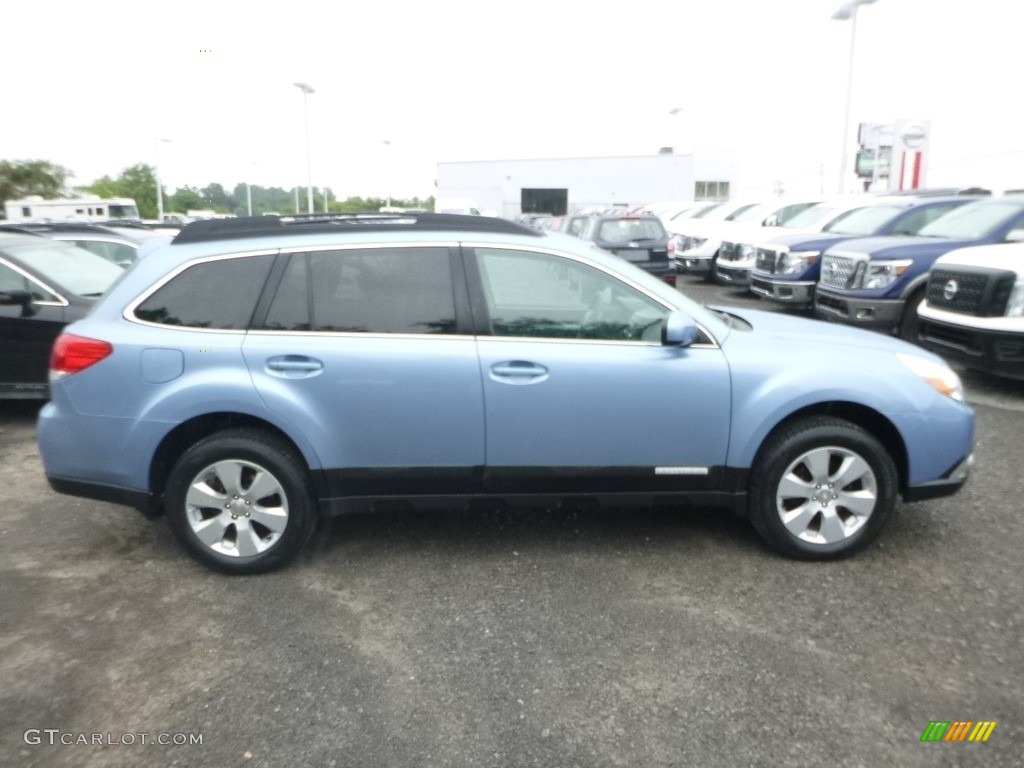 2012 Outback 2.5i Premium - Sky Blue Metallic / Off Black photo #3