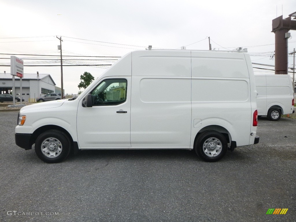 Glacier White 2018 Nissan NV 2500 HD SV Cargo Exterior Photo #128530514