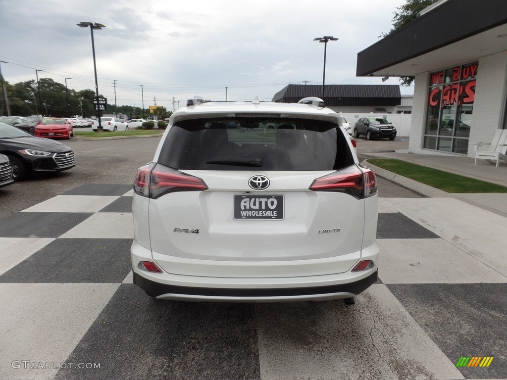 2016 RAV4 Limited - Blizzard Pearl / Nutmeg photo #4