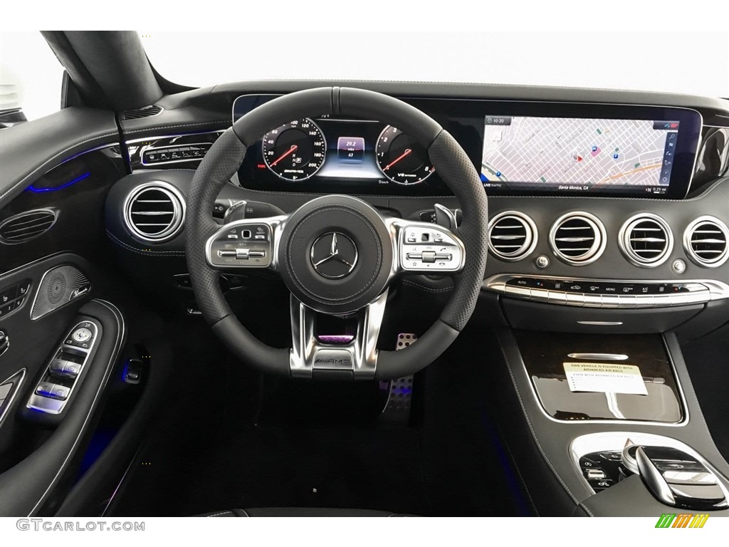 2018 Mercedes-Benz S AMG S63 Coupe Black Dashboard Photo #128530955