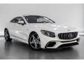 designo Diamond White Metallic 2018 Mercedes-Benz S AMG S63 Coupe Exterior