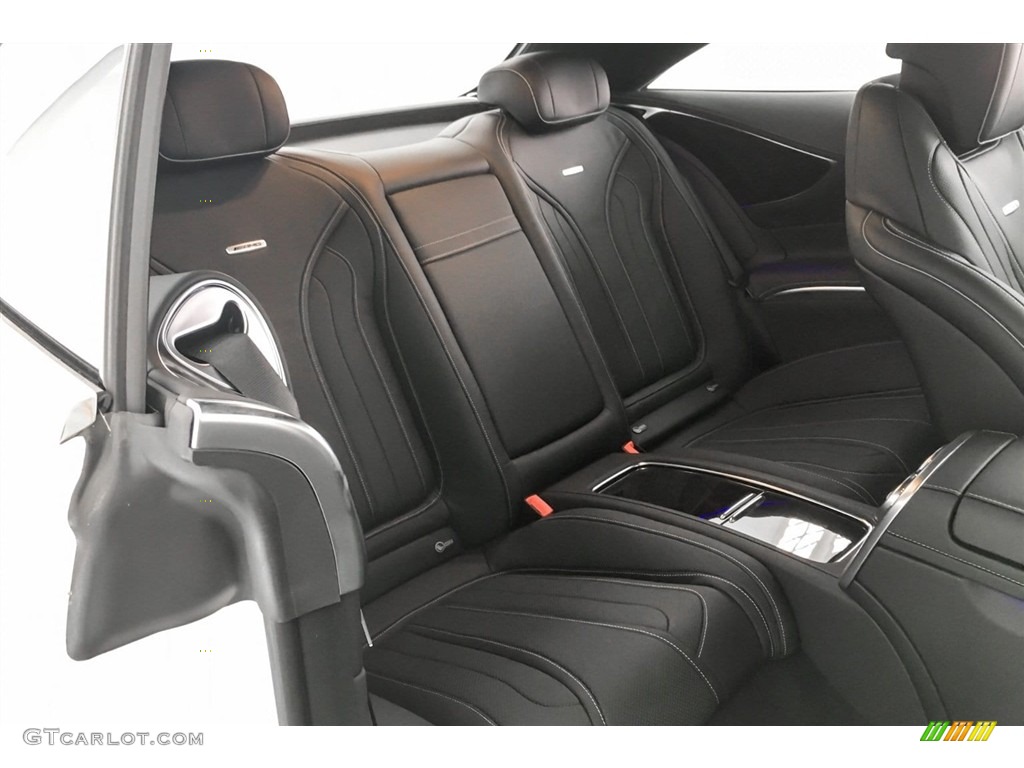 2018 Mercedes-Benz S AMG S63 Coupe Rear Seat Photo #128531165