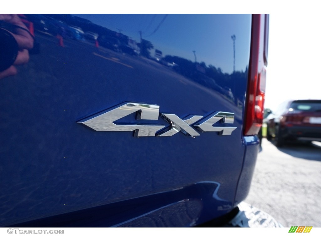 2019 1500 Laramie Crew Cab 4x4 - Blue Streak Pearl / Black photo #16