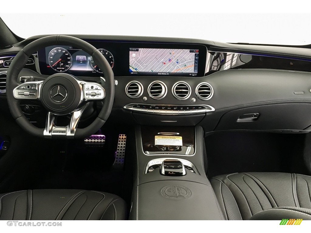 2018 Mercedes-Benz S AMG S63 Coupe Black Dashboard Photo #128531222