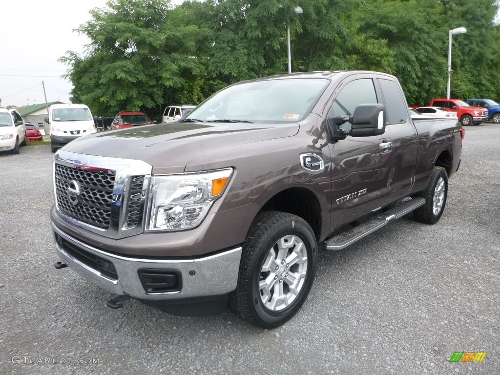 2018 TITAN XD SV King Cab 4x4 - Java Metallic / Black photo #7