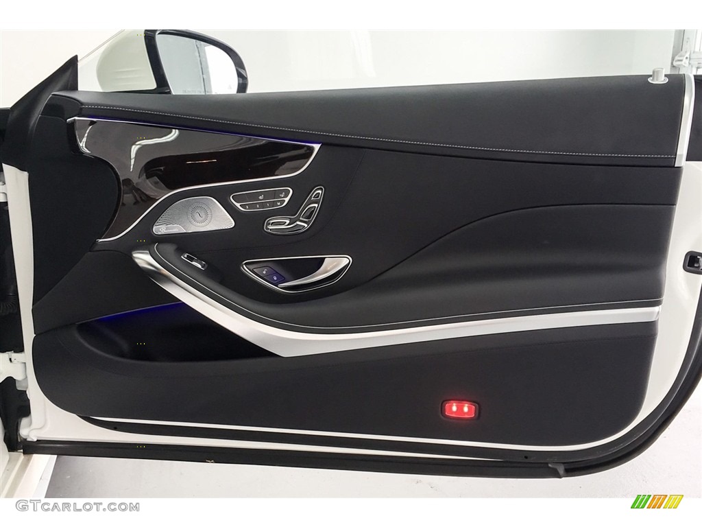 2018 Mercedes-Benz S AMG S63 Coupe Black Door Panel Photo #128531417