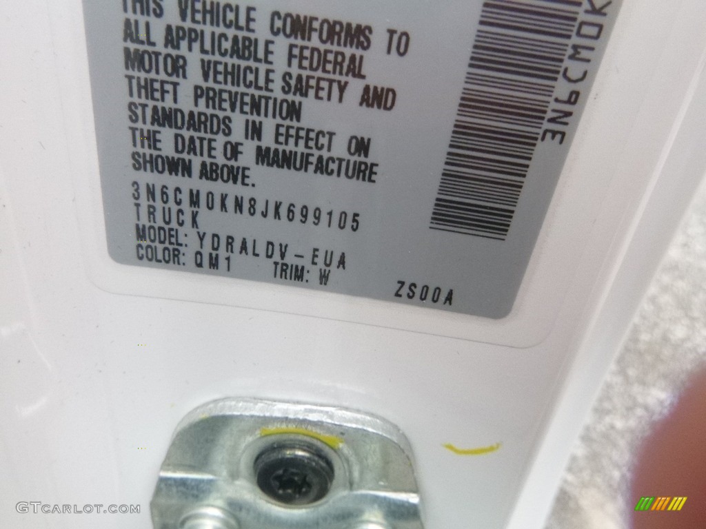2018 NV200 Color Code QM1 for Fresh Powder Photo #128531691