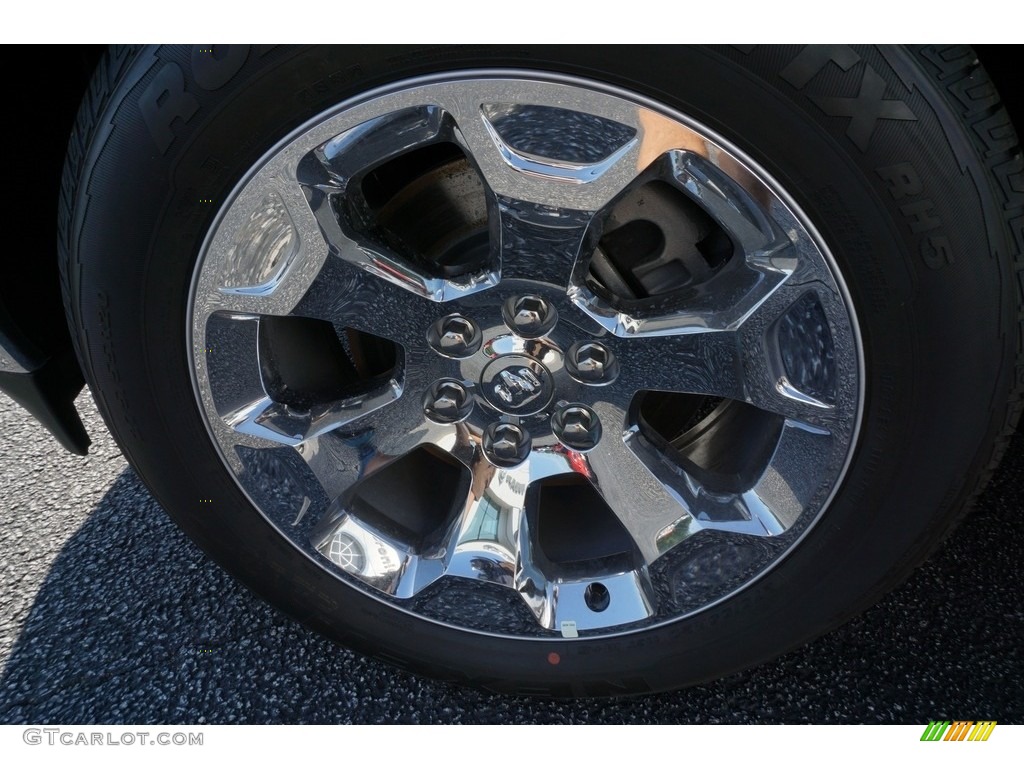 2019 1500 Big Horn Crew Cab - Diamond Black Crystal Pearl / Black/Diesel Gray photo #9