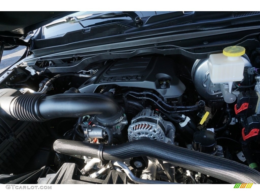 2019 1500 Big Horn Crew Cab - Diamond Black Crystal Pearl / Black/Diesel Gray photo #10
