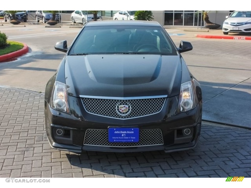 2014 CTS -V Coupe - Phantom Gray Metallic / Ebony/Ebony photo #2