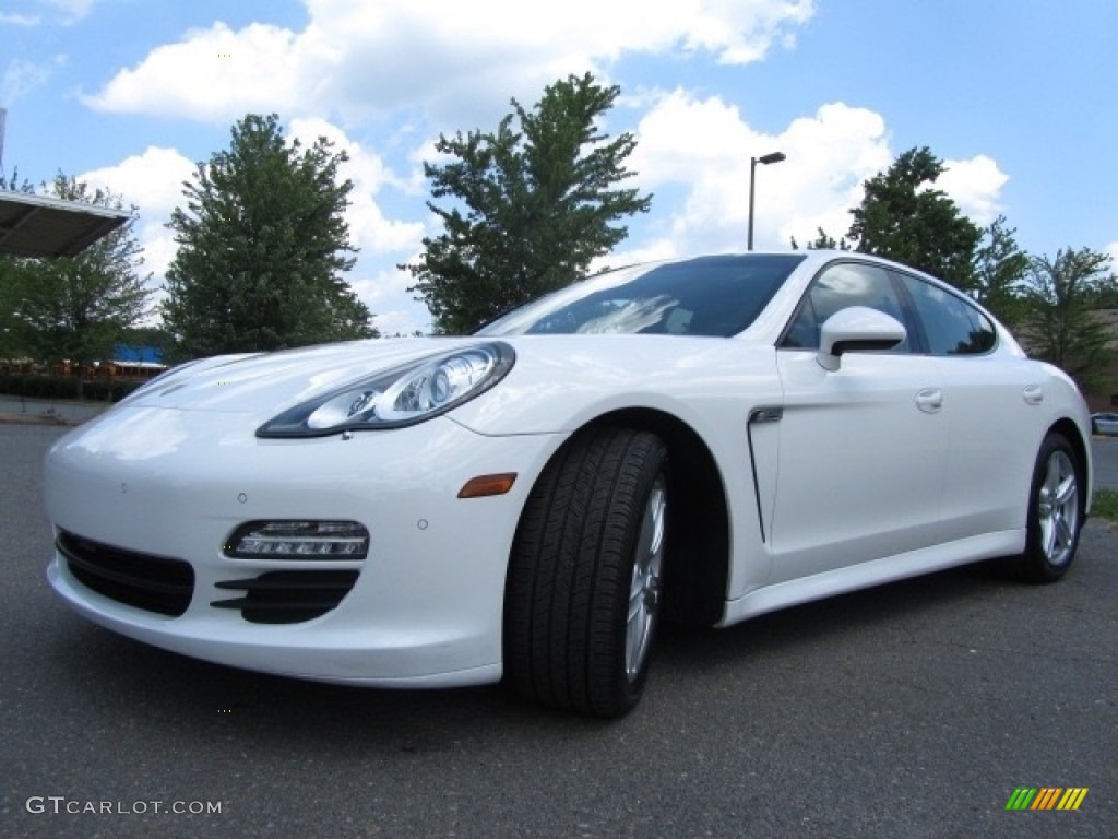 2011 Panamera V6 - Carrara White / Black photo #6