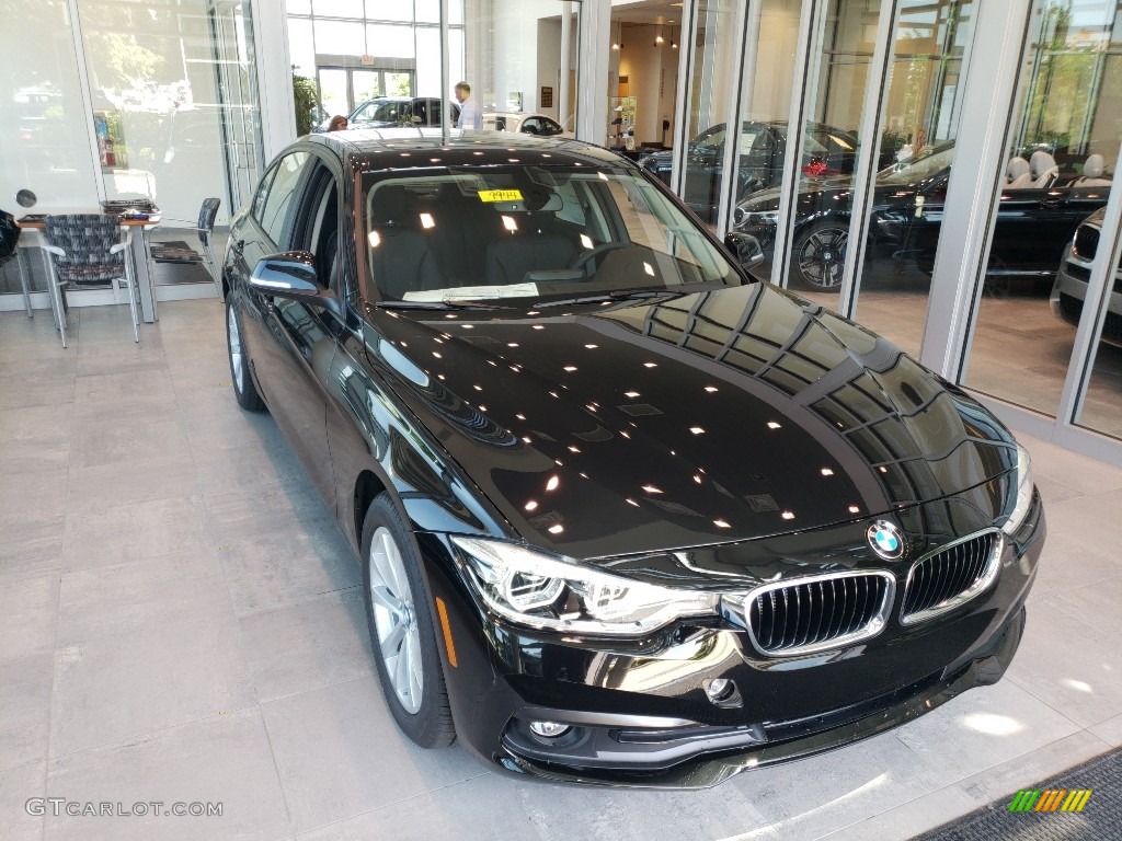 2018 3 Series 320i xDrive Sedan - Jet Black / Black photo #1