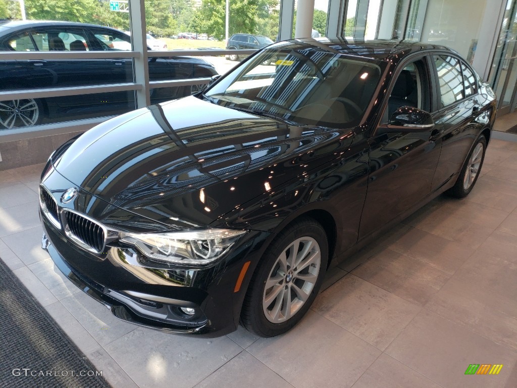 2018 3 Series 320i xDrive Sedan - Jet Black / Black photo #3