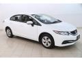 Taffeta White - Civic LX Sedan Photo No. 1