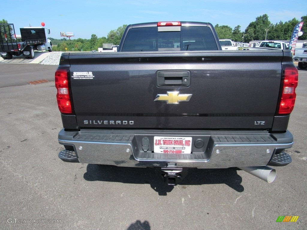 2015 Silverado 3500HD LTZ Crew Cab 4x4 - Blue Granite Metallic / Jet Black/Dark Ash photo #4