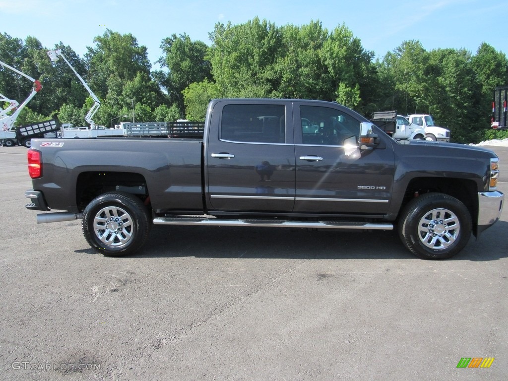 2015 Silverado 3500HD LTZ Crew Cab 4x4 - Blue Granite Metallic / Jet Black/Dark Ash photo #6