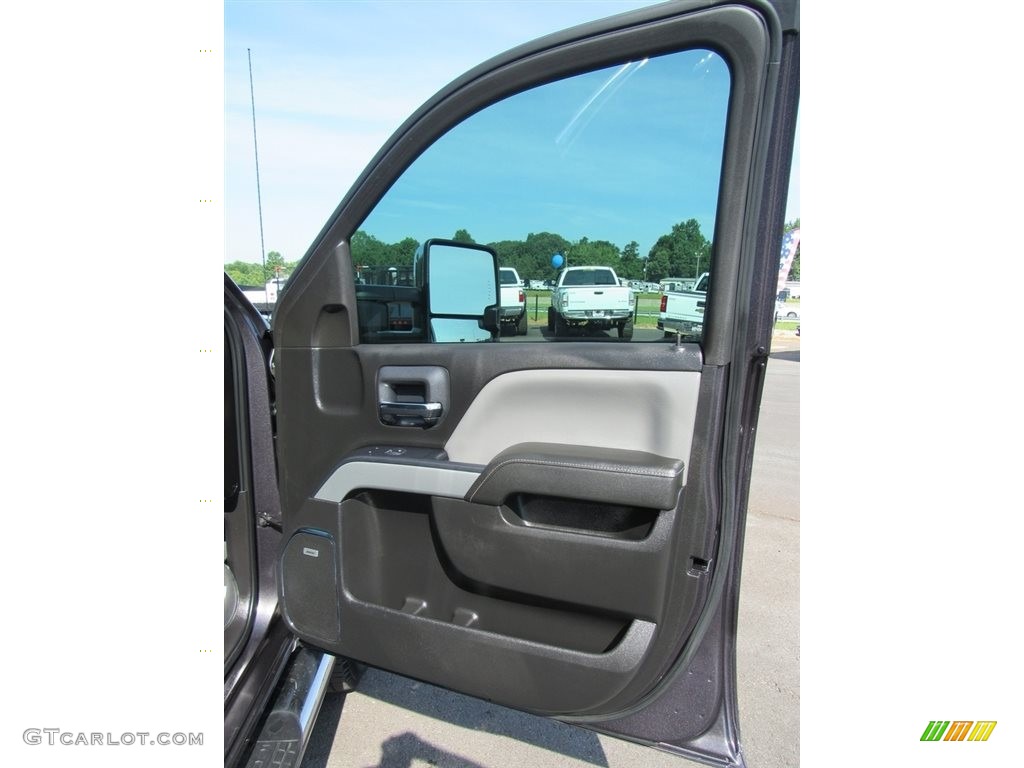 2015 Silverado 3500HD LTZ Crew Cab 4x4 - Blue Granite Metallic / Jet Black/Dark Ash photo #9