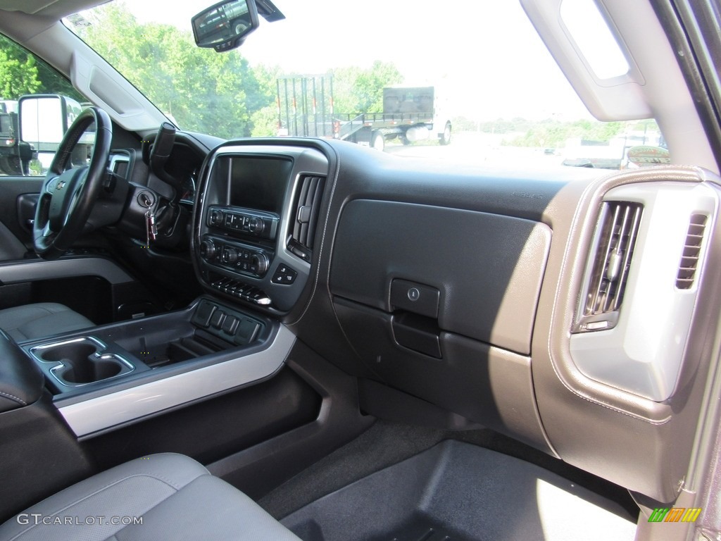 2015 Silverado 3500HD LTZ Crew Cab 4x4 - Blue Granite Metallic / Jet Black/Dark Ash photo #13