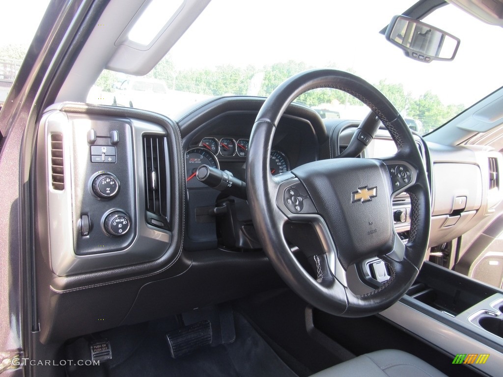 2015 Silverado 3500HD LTZ Crew Cab 4x4 - Blue Granite Metallic / Jet Black/Dark Ash photo #19