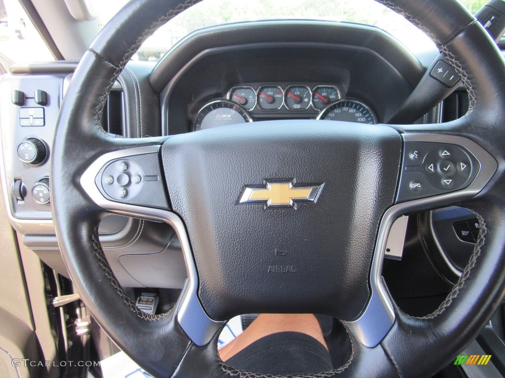 2015 Silverado 3500HD LTZ Crew Cab 4x4 - Blue Granite Metallic / Jet Black/Dark Ash photo #20