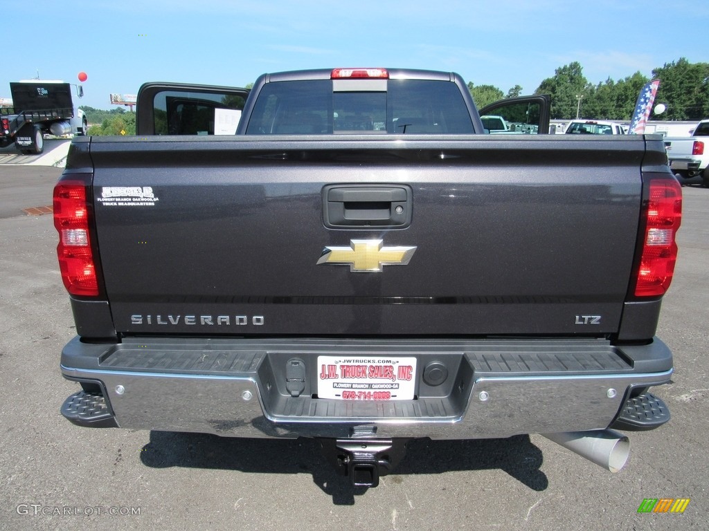 2015 Silverado 3500HD LTZ Crew Cab 4x4 - Blue Granite Metallic / Jet Black/Dark Ash photo #35
