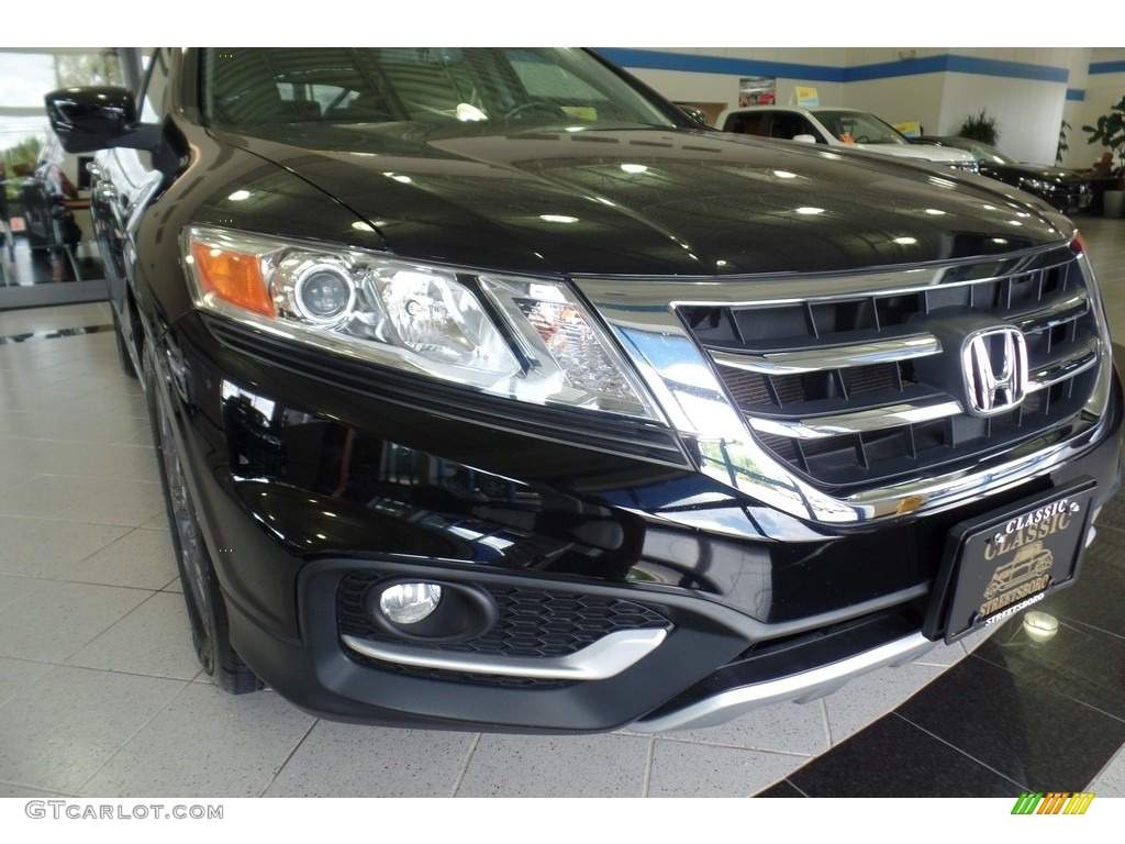 2013 Crosstour EX-L V-6 4WD - Crystal Black Pearl / Black photo #12