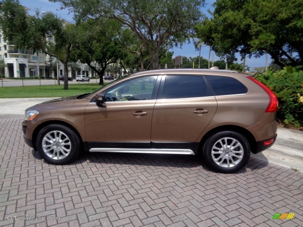 2010 XC60 T6 AWD - Terra Bronze Metallic / Sandstone/Espresso photo #3