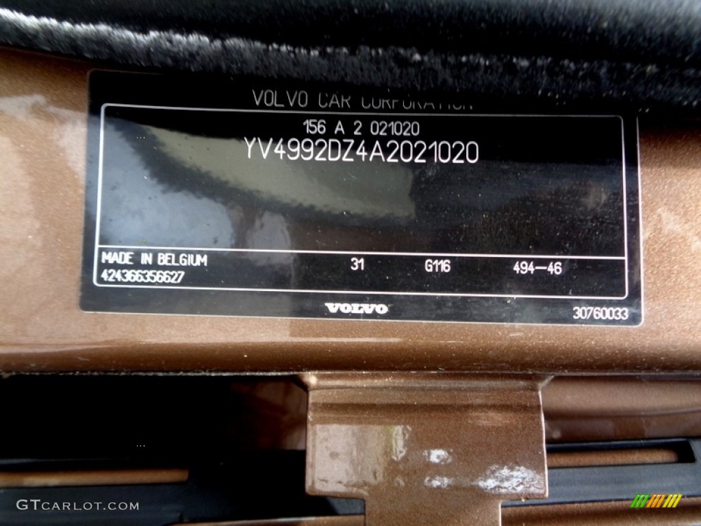 2010 XC60 T6 AWD - Terra Bronze Metallic / Sandstone/Espresso photo #99