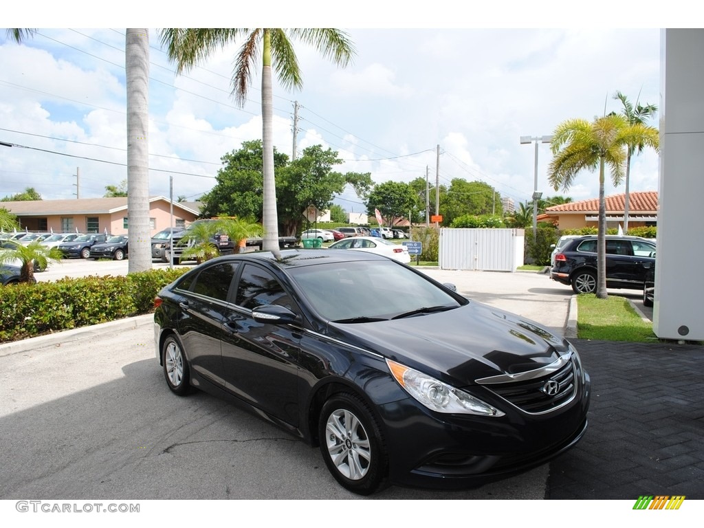 2014 Sonata GLS - Indigo Blue Pearl / Gray photo #1