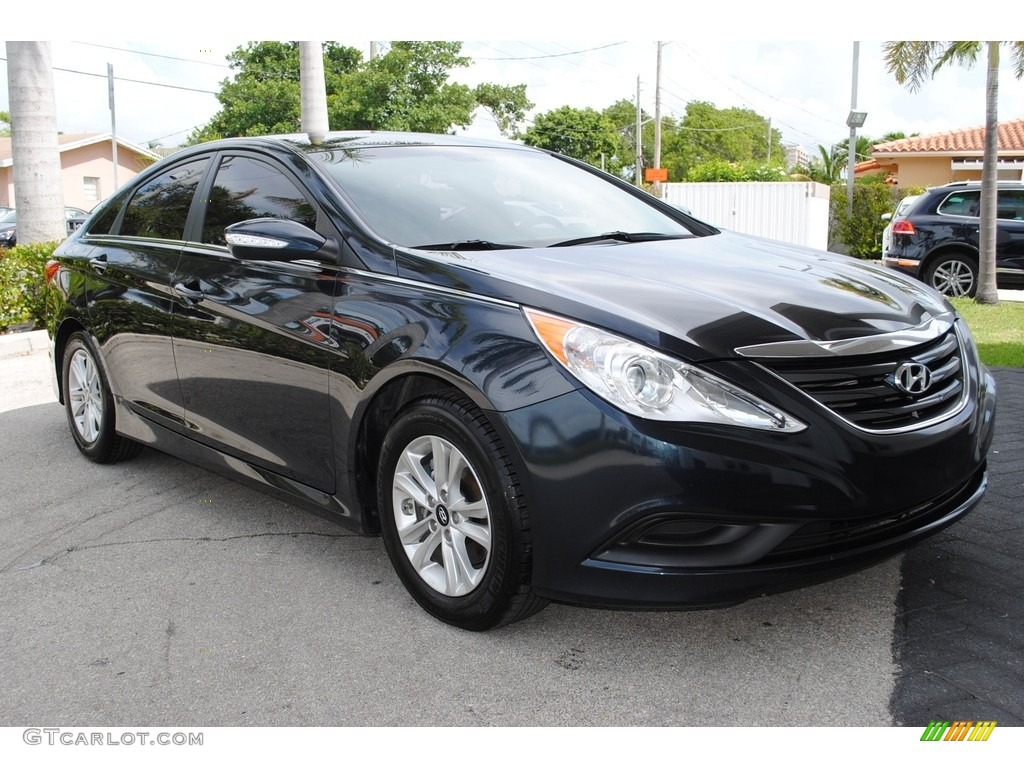2014 Sonata GLS - Indigo Blue Pearl / Gray photo #2