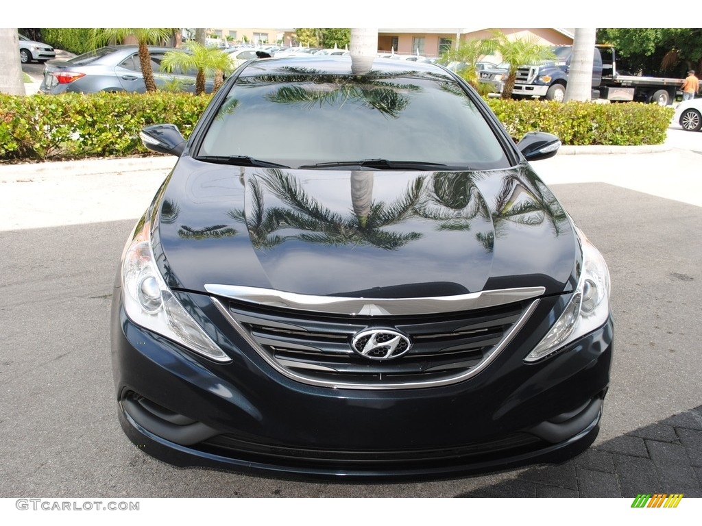 2014 Sonata GLS - Indigo Blue Pearl / Gray photo #3