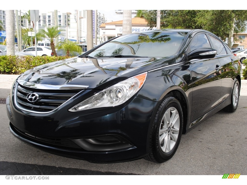 2014 Sonata GLS - Indigo Blue Pearl / Gray photo #5