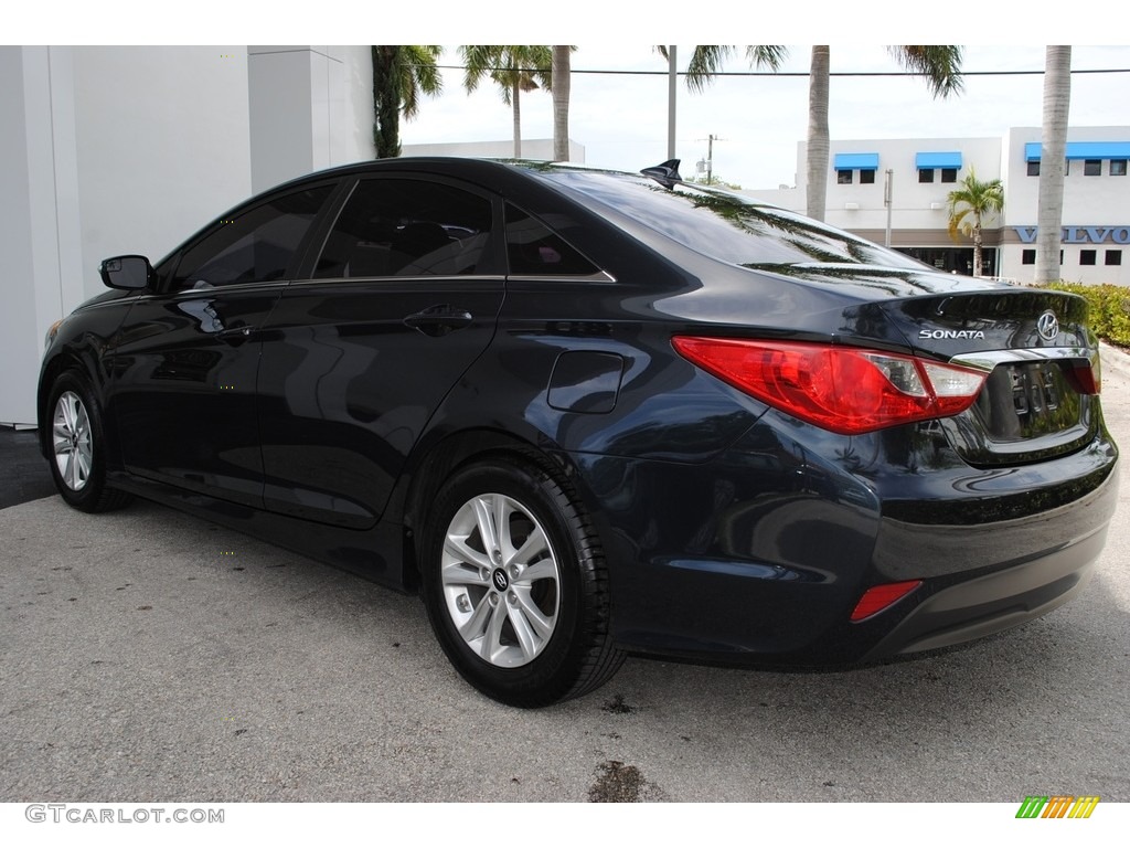 2014 Sonata GLS - Indigo Blue Pearl / Gray photo #7