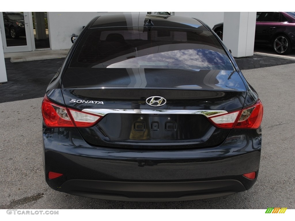 2014 Sonata GLS - Indigo Blue Pearl / Gray photo #8