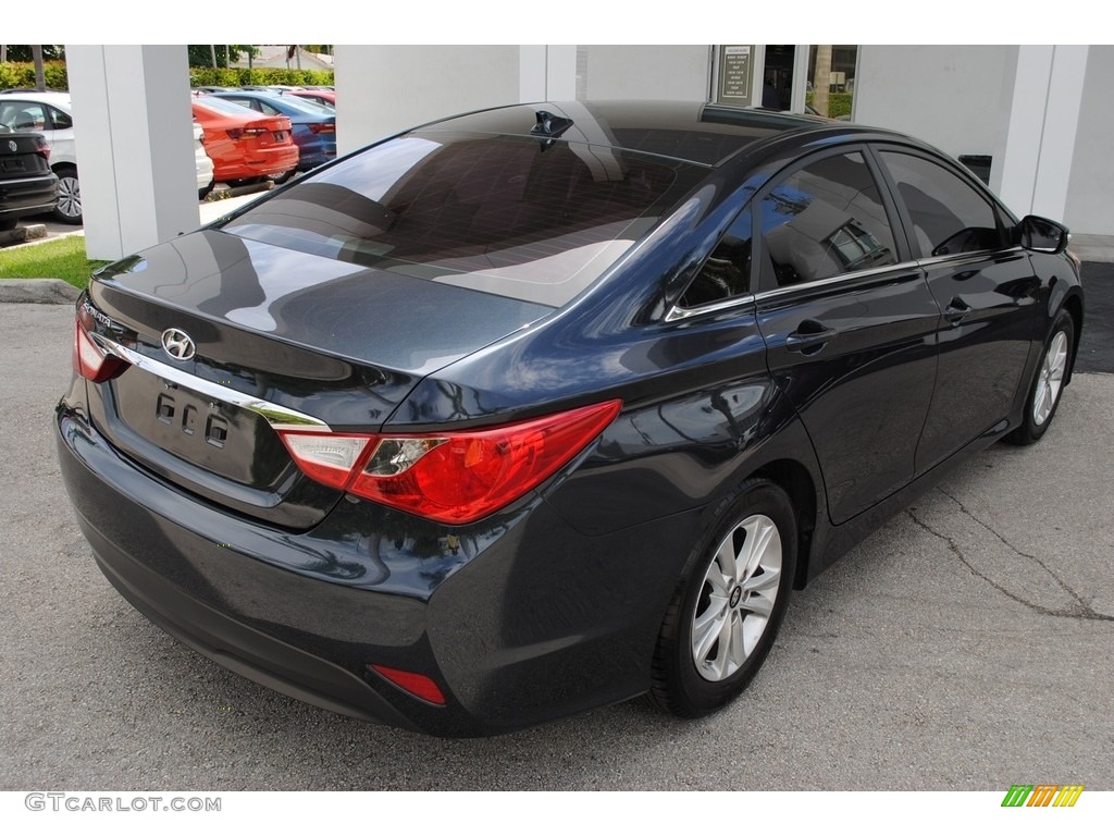 2014 Sonata GLS - Indigo Blue Pearl / Gray photo #9