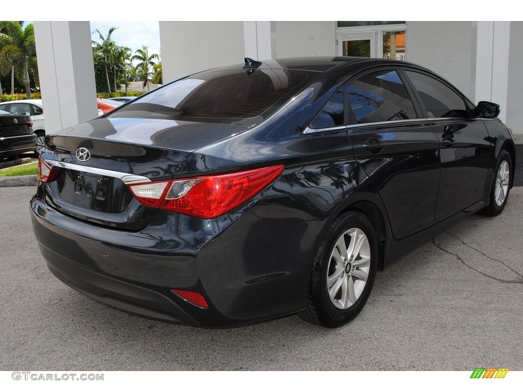 2014 Sonata GLS - Indigo Blue Pearl / Gray photo #10