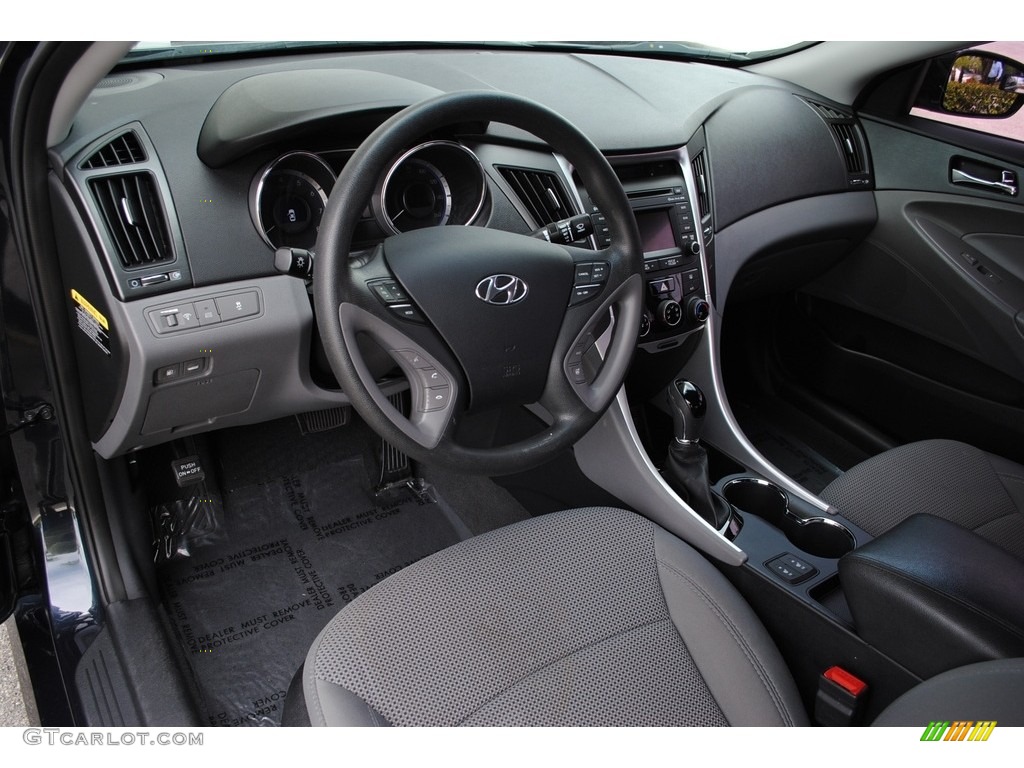 2014 Sonata GLS - Indigo Blue Pearl / Gray photo #16