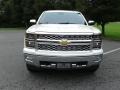 2014 White Diamond Tricoat Chevrolet Silverado 1500 LTZ Crew Cab 4x4  photo #3