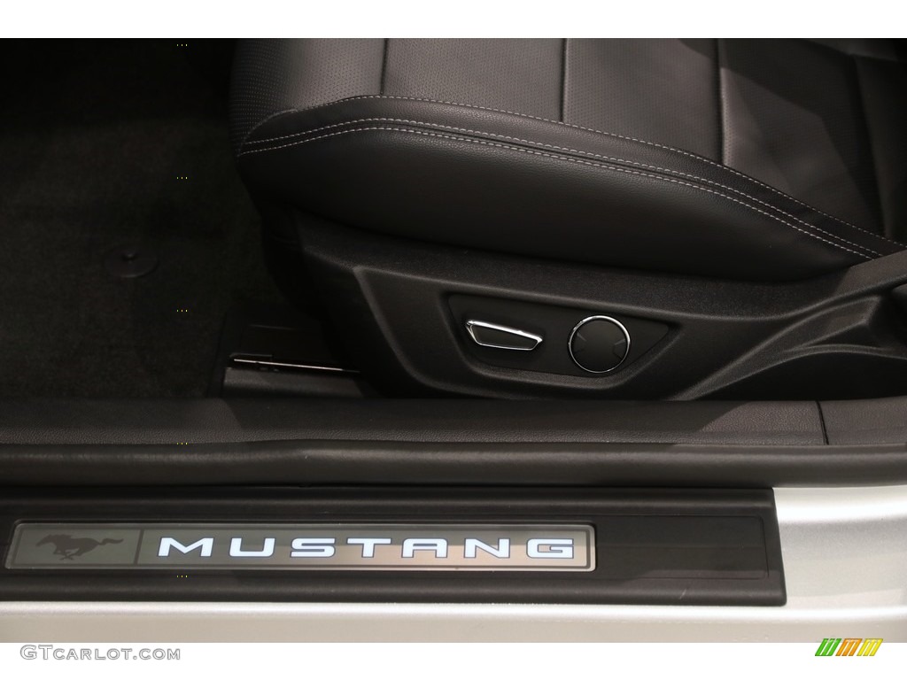 2017 Mustang EcoBoost Premium Convertible - Ingot Silver / Ebony photo #7