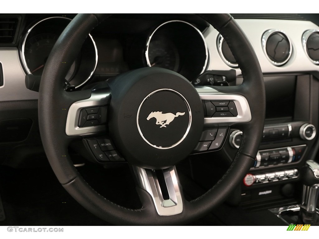 2017 Mustang EcoBoost Premium Convertible - Ingot Silver / Ebony photo #10