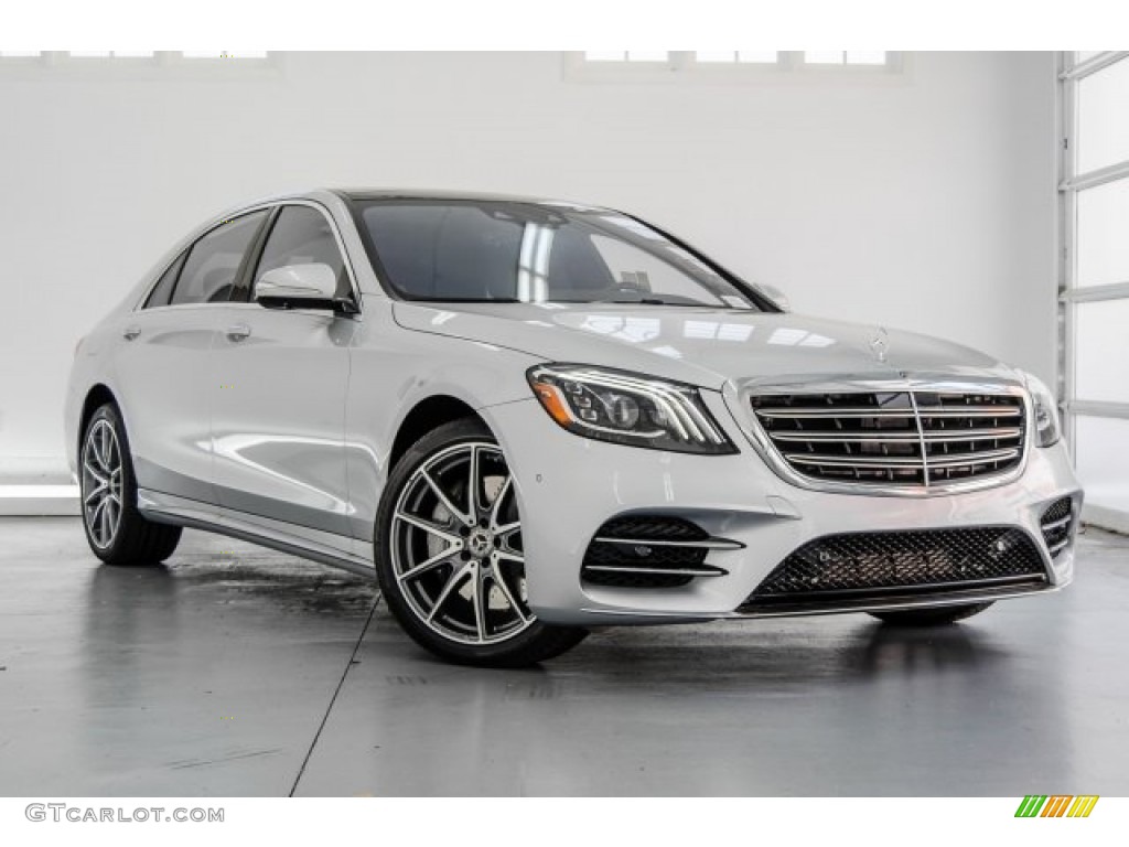 Iridium Silver Metallic 2018 Mercedes-Benz S 560 4Matic Sedan Exterior Photo #128544748