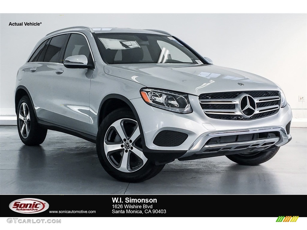 2018 GLC 300 4Matic - Iridium Silver Metallic / Black photo #1
