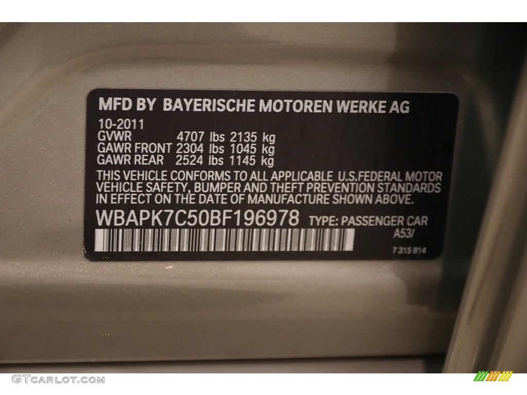 2011 3 Series 328i xDrive Sedan - Platinum Bronze Metallic / Beige Dakota Leather photo #20