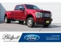 2017 Ruby Red Ford F350 Super Duty Platinum Crew Cab 4x4  photo #1