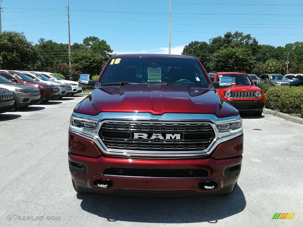 2019 1500 Limited Crew Cab 4x4 - Delmonico Red Pearl / Black photo #8