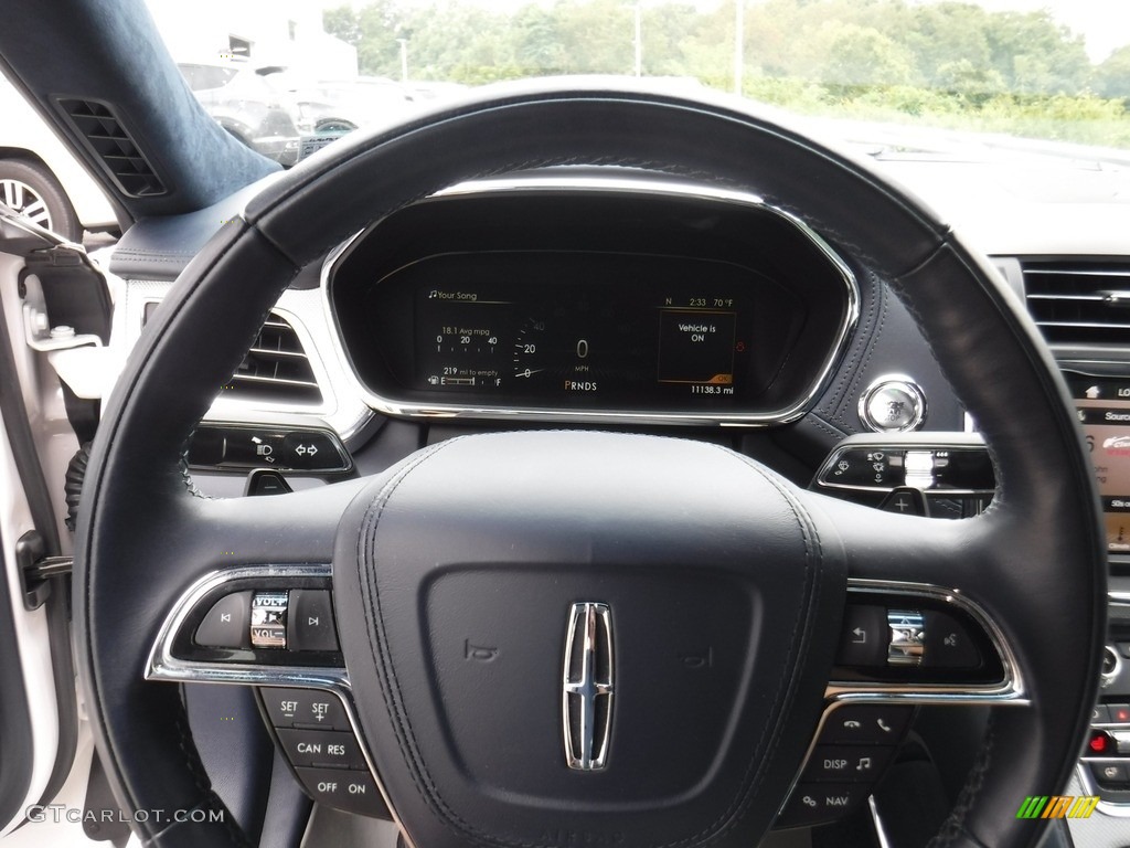 2017 Lincoln Continental Black Label AWD Steering Wheel Photos